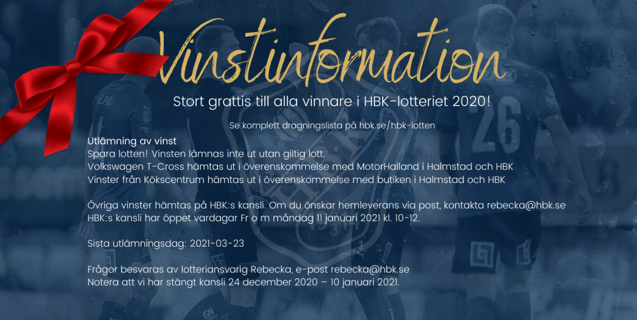 Vinstnumren I Hbk Lotteriet Halmstads Bk Vinstnumren I Hbk Lotteriet Halmstads Bk